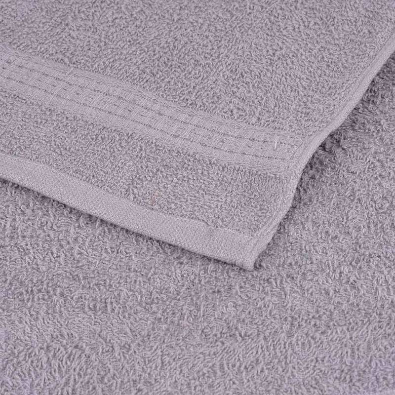 Seiftücher 10 Stk. Grau 30x30 cm 360 g/m² 100% Baumwolle