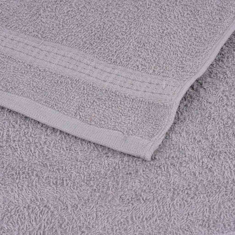 Badetücher 10 Stk. Grau 100x150 cm 360 g/m² 100% Baumwolle