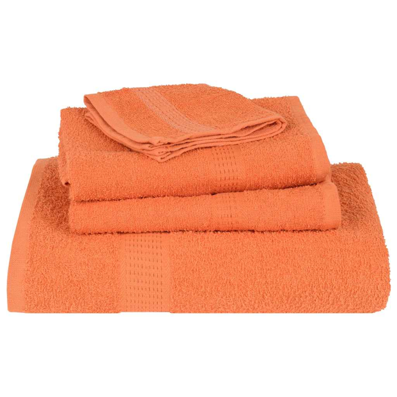 Seiftücher 10 Stk. Orange 30x30 cm 360 g/m² 100% Baumwolle