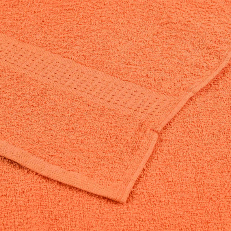 Seiftücher 10 Stk. Orange 30x30 cm 360 g/m² 100% Baumwolle