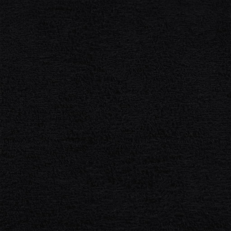 Duschtücher 10 Stk. Schwarz 70x140 cm 360 g/m² 100% Baumwolle