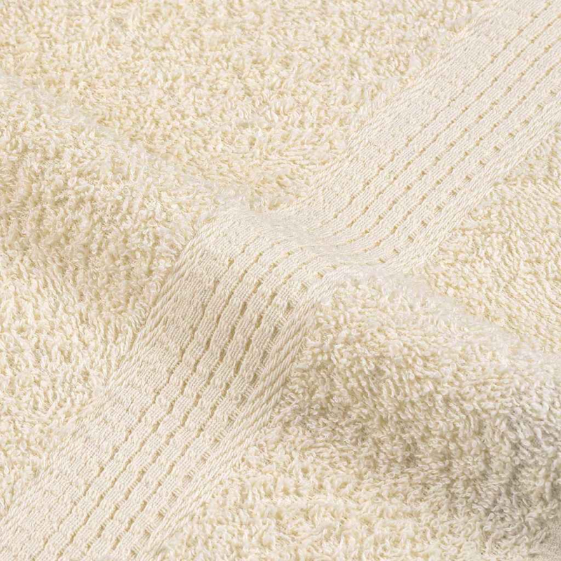 Handtücher 2 Stk. Creme 100x200 cm 360 g/m² 100% Baumwolle