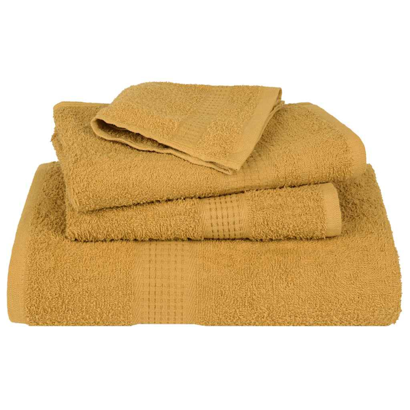 6-tlg. Handtuch-Set Golden 360 g/m² 100% Baumwolle