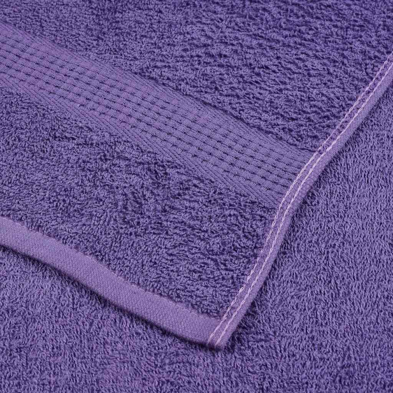 6-tlg. Handtuch-Set Lila 360 g/m² 100% Baumwolle
