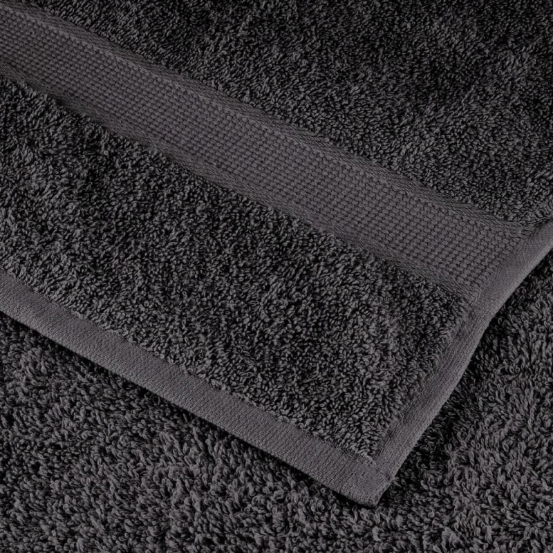 Premium-Duschtücher SOLUND 4 Stk. Anthrazit 70x140 cm 600 g/m²