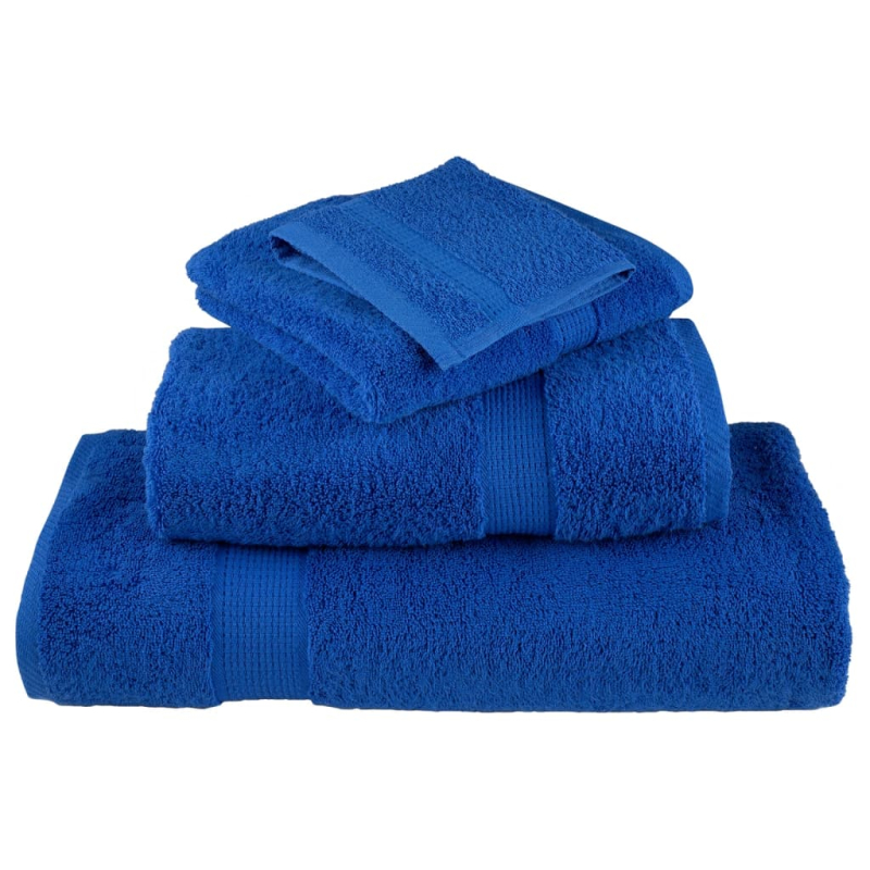 Premium-Duschtücher SOLUND 2 Stk. Blau 70x140 cm 600 g/m²