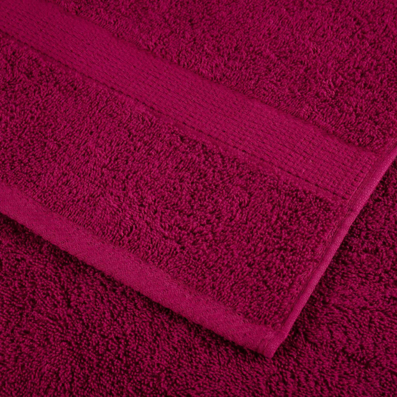 Premium-Gästetücher SOLUND 2 Stk. Bordeaux 30x50 cm 600 g/m²