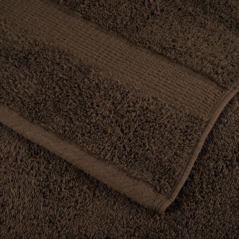 Premium-Handtücher SOLUND 10 Stk. Braun 50x100 cm 600 g/m²