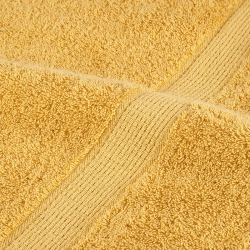 Premium-Gästetücher SOLUND 2 Stk. Gold 30x50 cm 600 g/m²