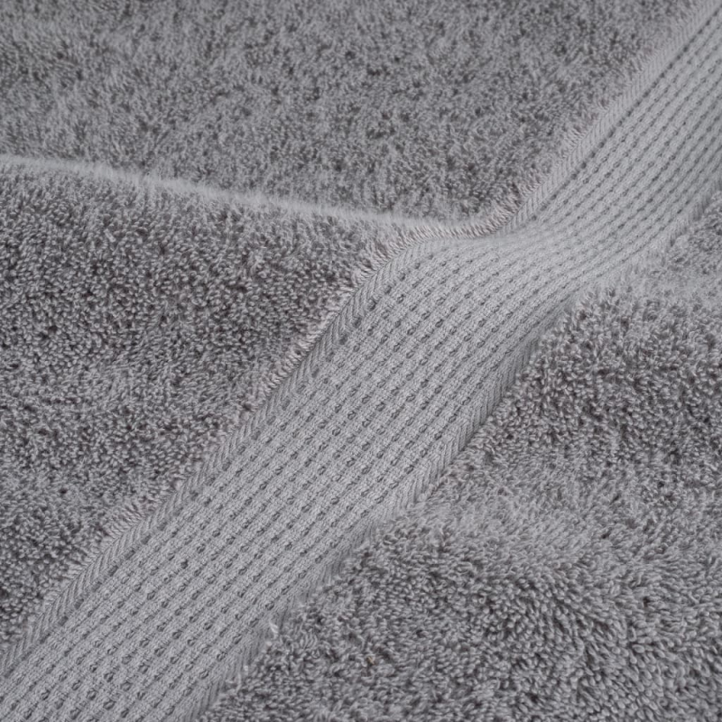 Premium-Gästetücher SOLUND 2 Stk. Grau 30x50 cm 600 g/m²
