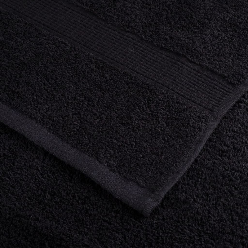Premium-Handtücher SOLUND 10 Stk. Schwarz 50x100 cm 600 g/m²