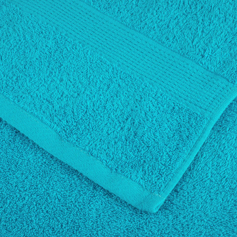 Premium-Duschtücher SOLUND 2 Stk. Türkis 70x140 cm 600 g/m²