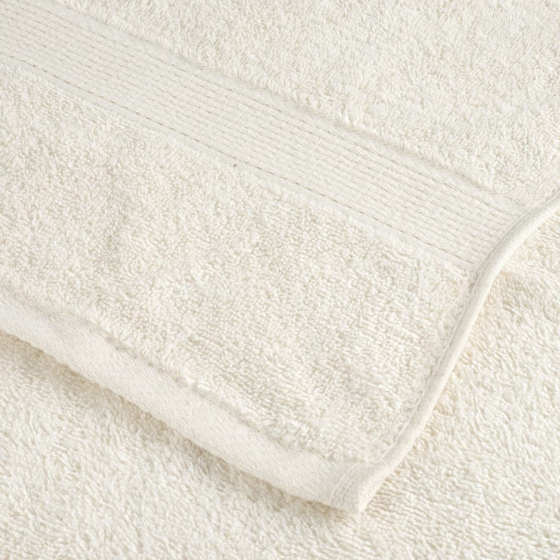Premium-Gästetücher SOLUND 4 Stk. Cremeweiß 30x50 cm 600 g/m²