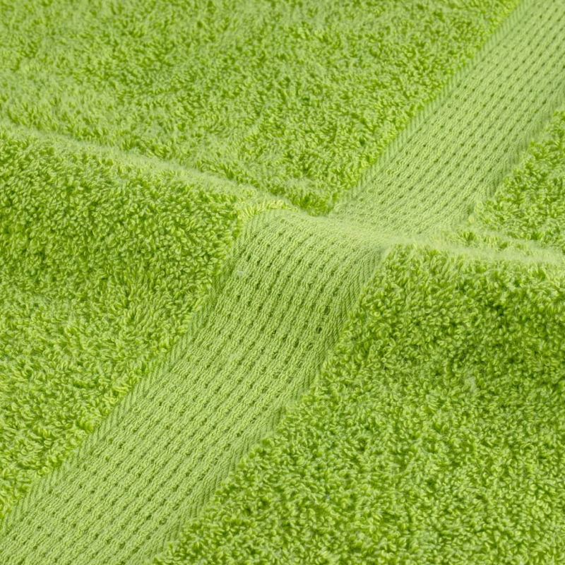 Premium-Duschtücher SOLUND 2 Stk. Apfelgrün 70x140 cm 600 g/m²