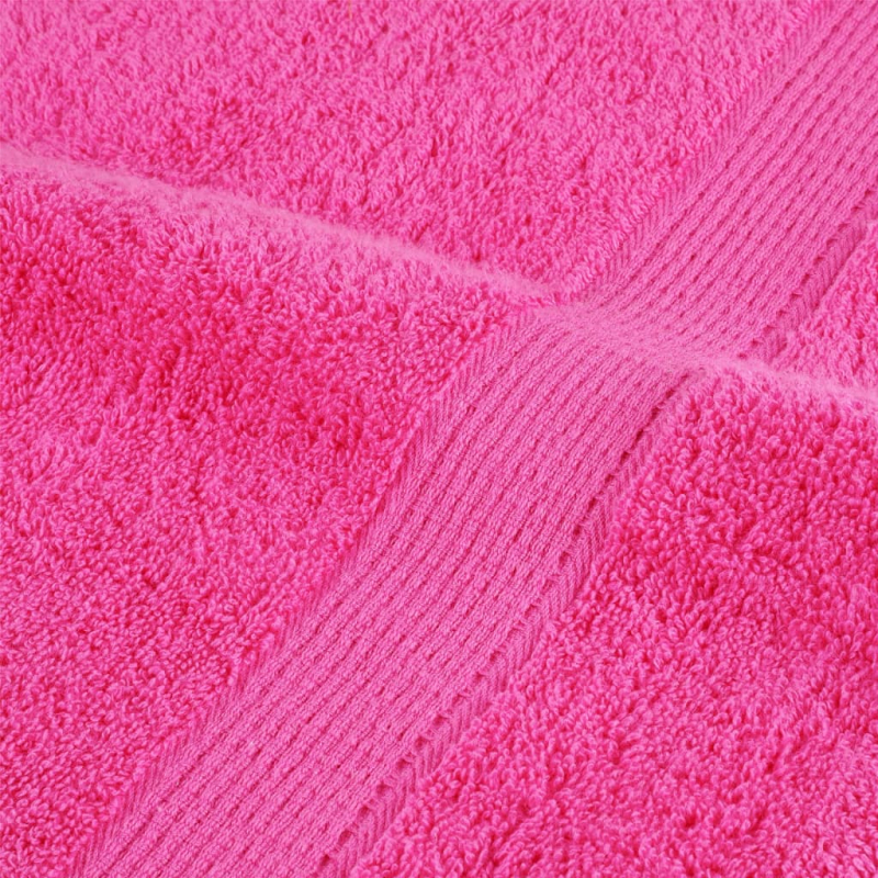 Premium-Handtücher SOLUND 10 Stk. Rosa 50x100 cm 600 g/m²