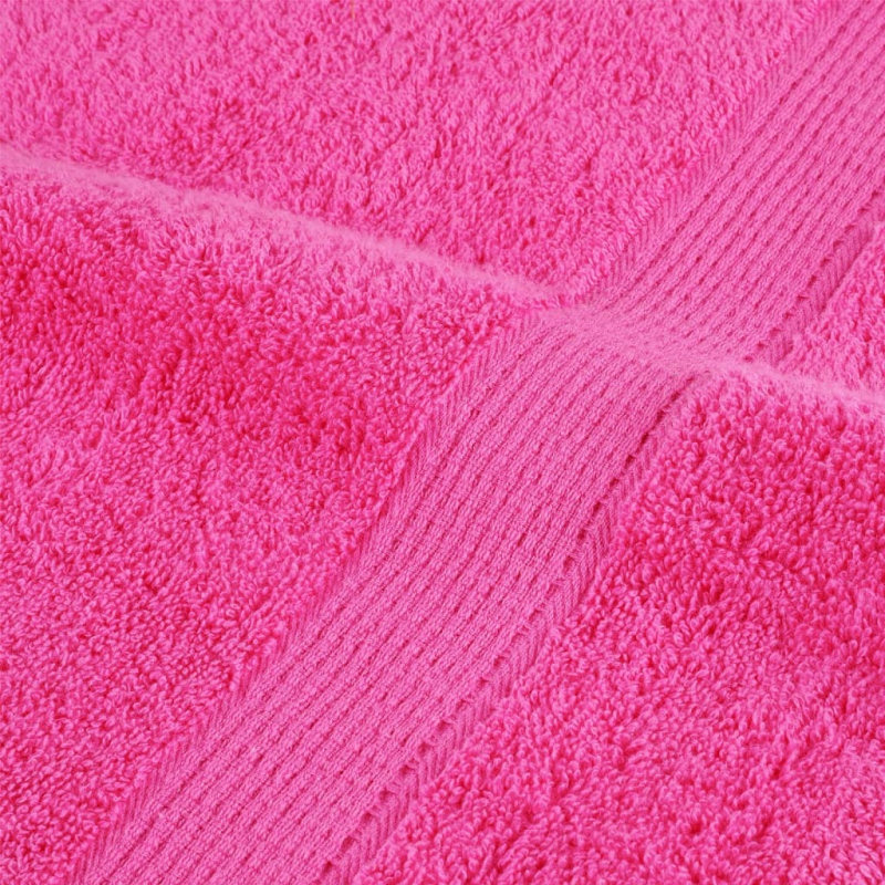 Premium-Handtücher SOLUND 4 Stk. Rosa 100x200 cm 600 g/m²