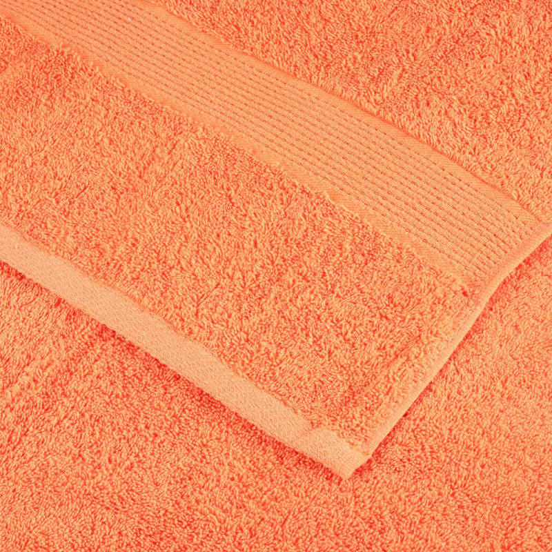12 tlg. Premium-Handtuch-Set Orange 600 g/m² 100% Baumwolle