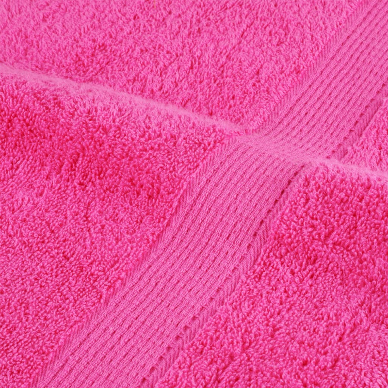12 tlg. Premium-Handtuch-Set SOLUND Rosa 600 g/m²
