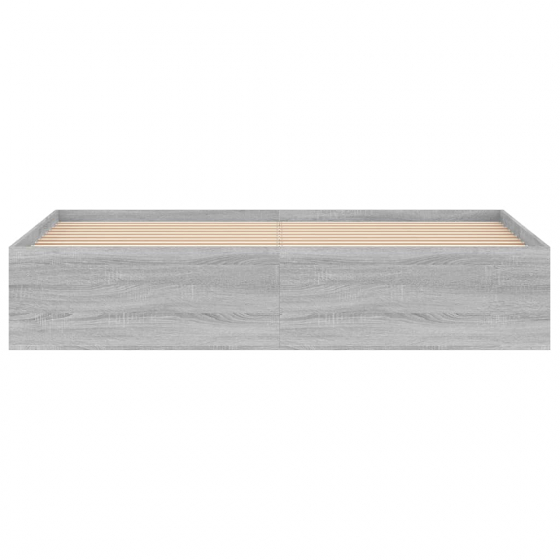 Bettgestell Grau Sonoma 180x200 cm