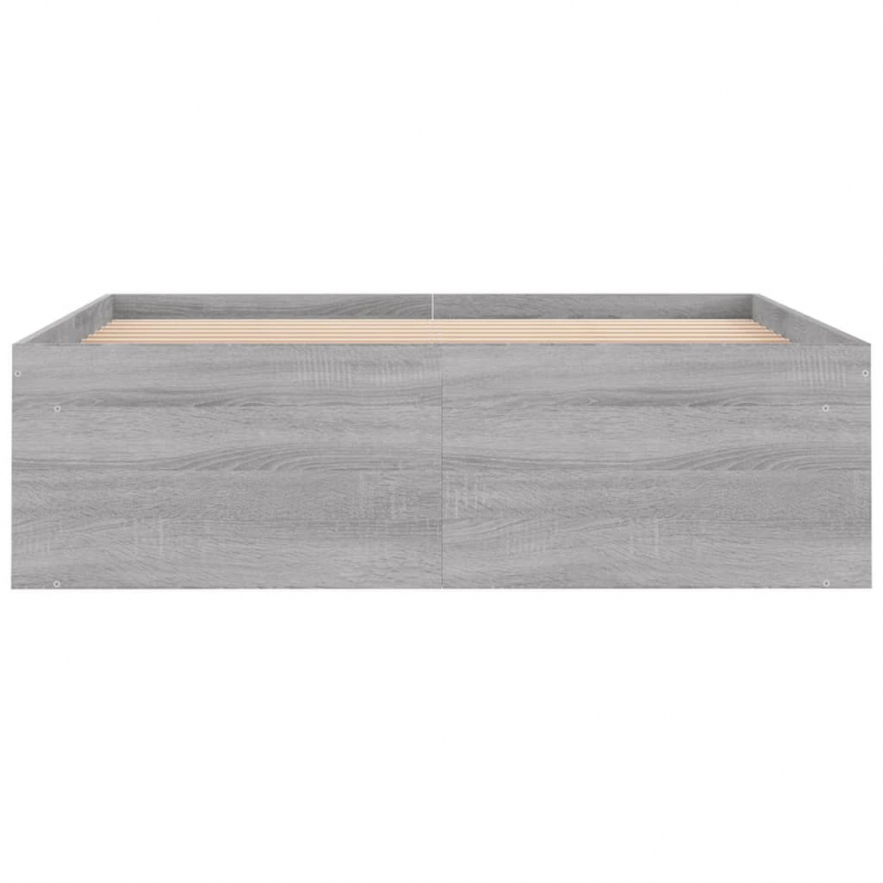 Bettgestell Grau Sonoma 120x190 cm
