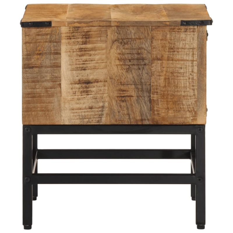 Nachttisch 40x40x45 cm Massivholz Mango