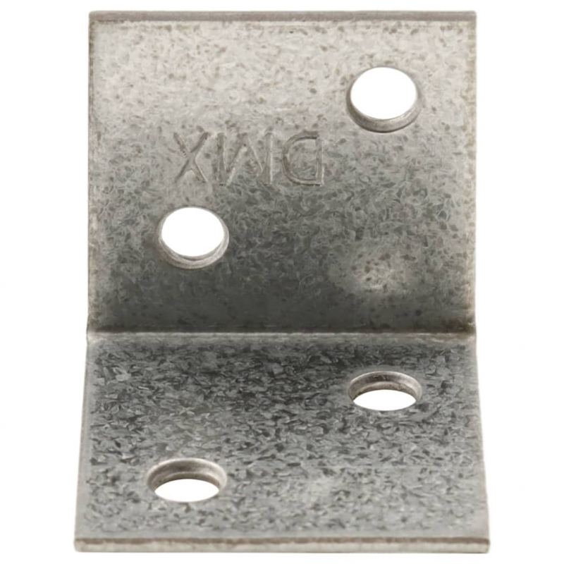 Winkelhalterungen 150 Stk. 2 mm 30x25x30 mm Verzinkter Stahl