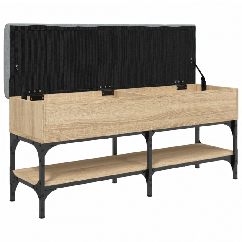 Schuhbank Sonoma-Eiche 102x32x45 cm Holzwerkstoff