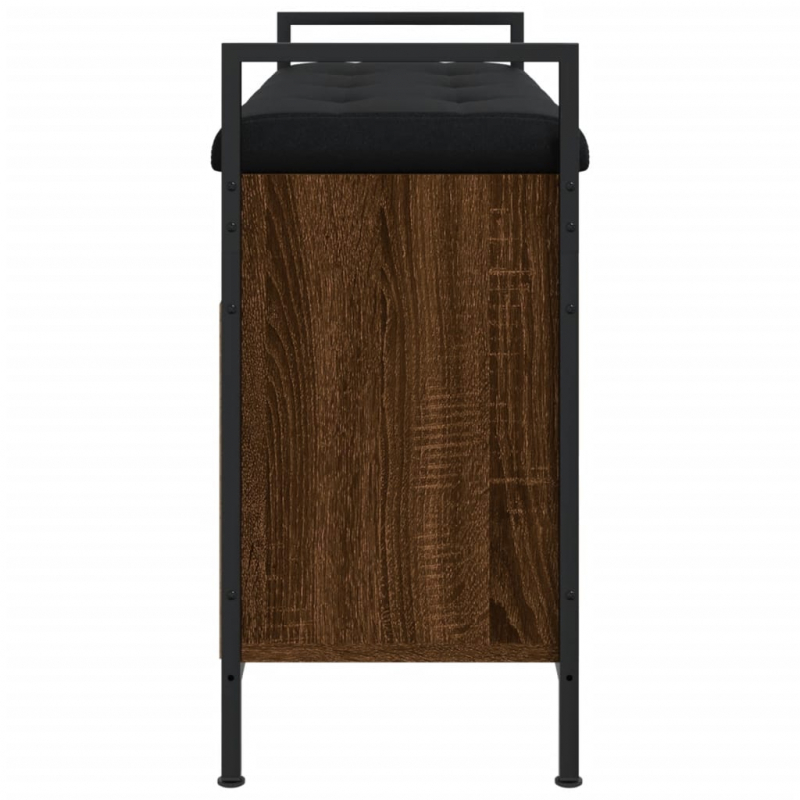 Schuhbank Braun Eichen-Optik 85,5x32x57,5 cm Holzwerkstoff