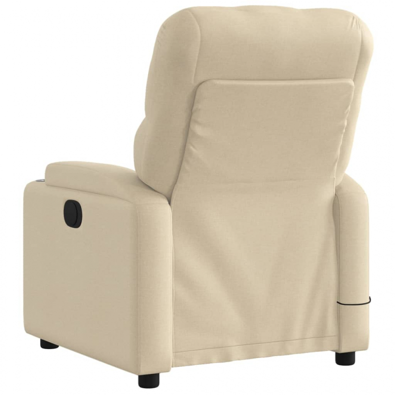 Massagesessel Elektrisch Creme Stoff