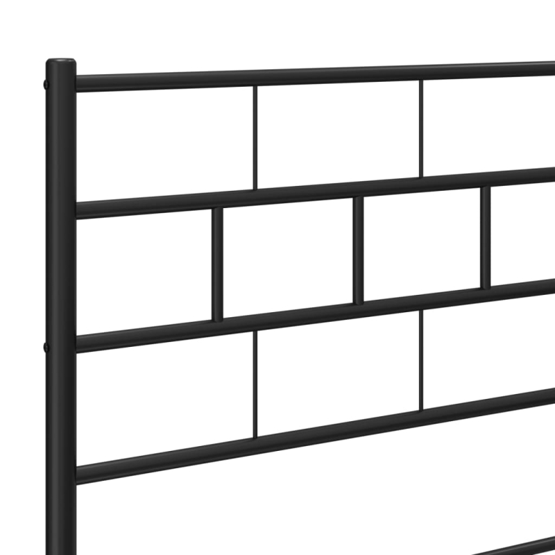Kopfteil Metall Schwarz 160 cm