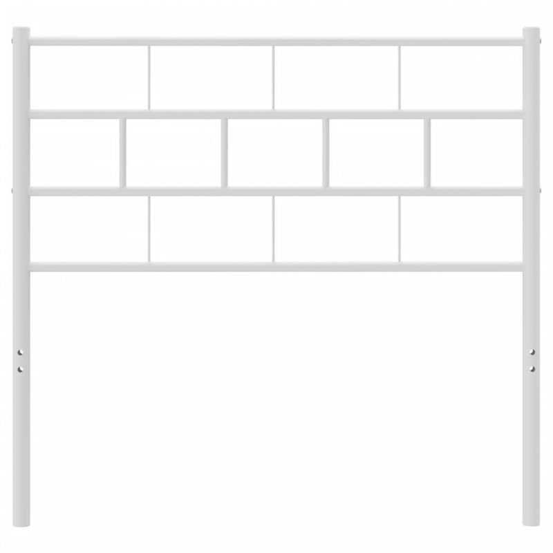 Kopfteil Metall Weiß 75 cm