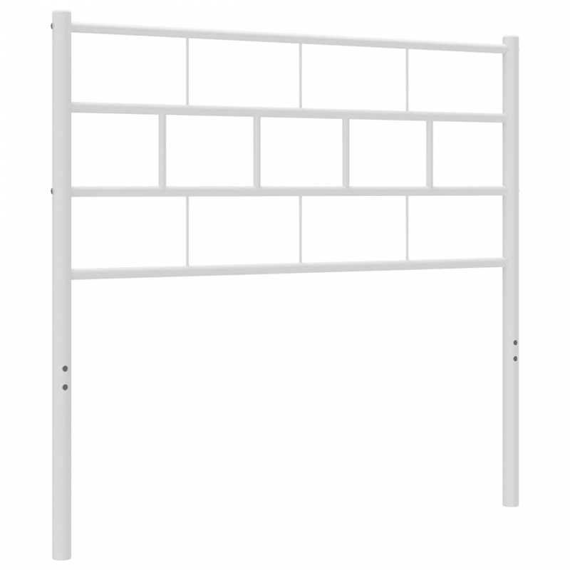 Kopfteil Metall Weiß 107 cm