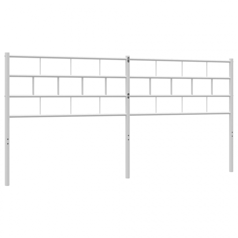 Kopfteil Metall Weiß 160 cm