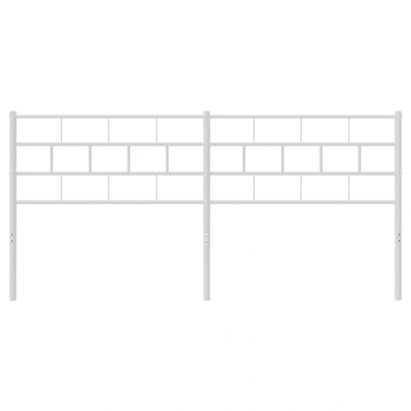 Kopfteil Metall Weiß 200 cm