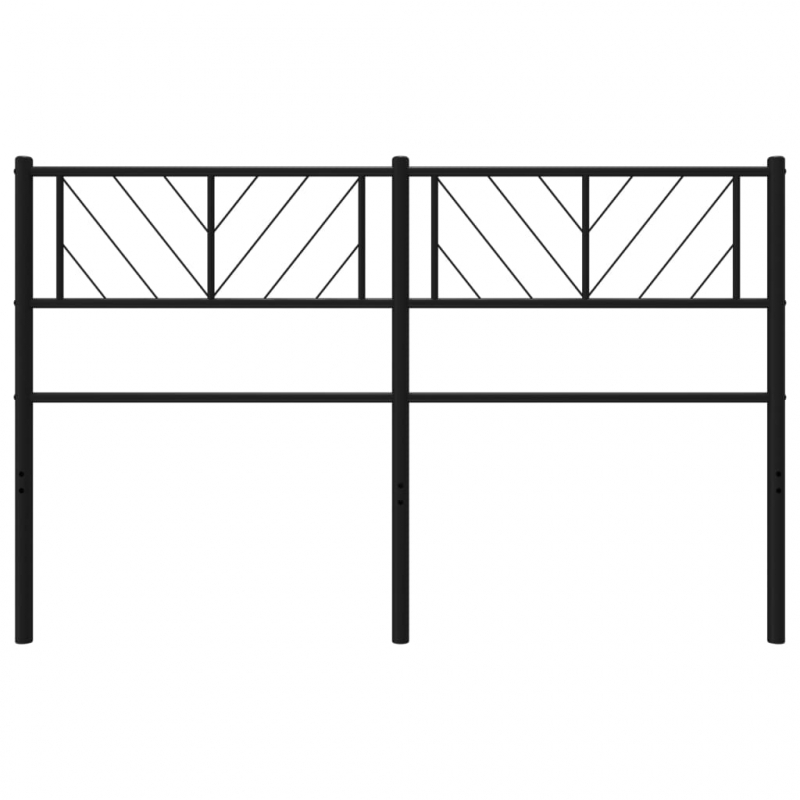 Kopfteil Metall Schwarz 150 cm
