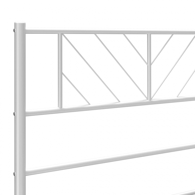Kopfteil Metall Weiß 90 cm