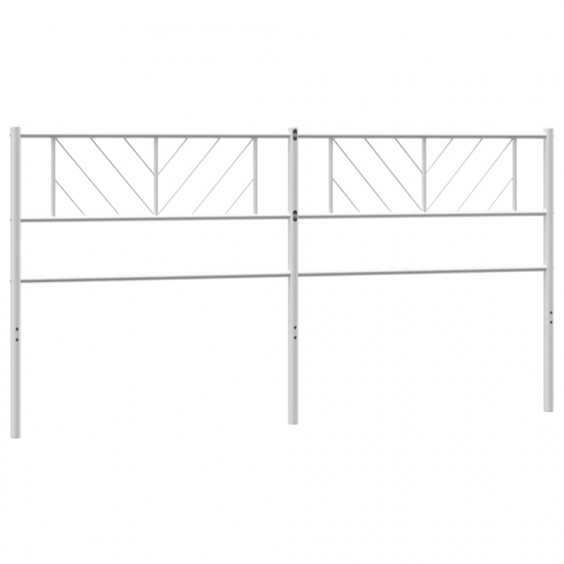 Kopfteil Metall Weiß 200 cm