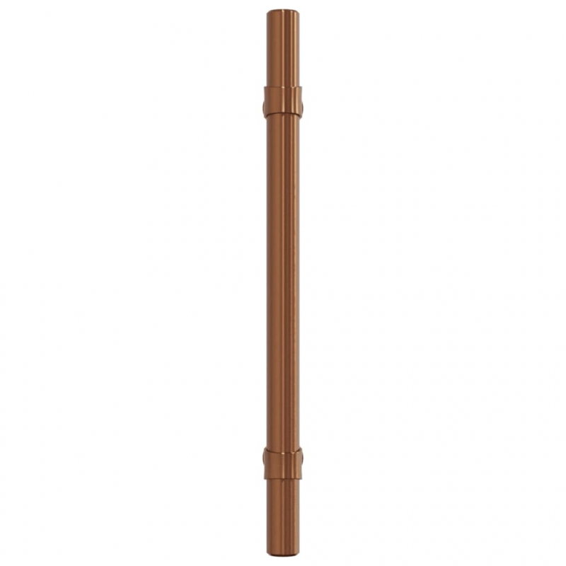 Möbelgriffe 10 Stk. Bronzen 128 mm Edelstahl