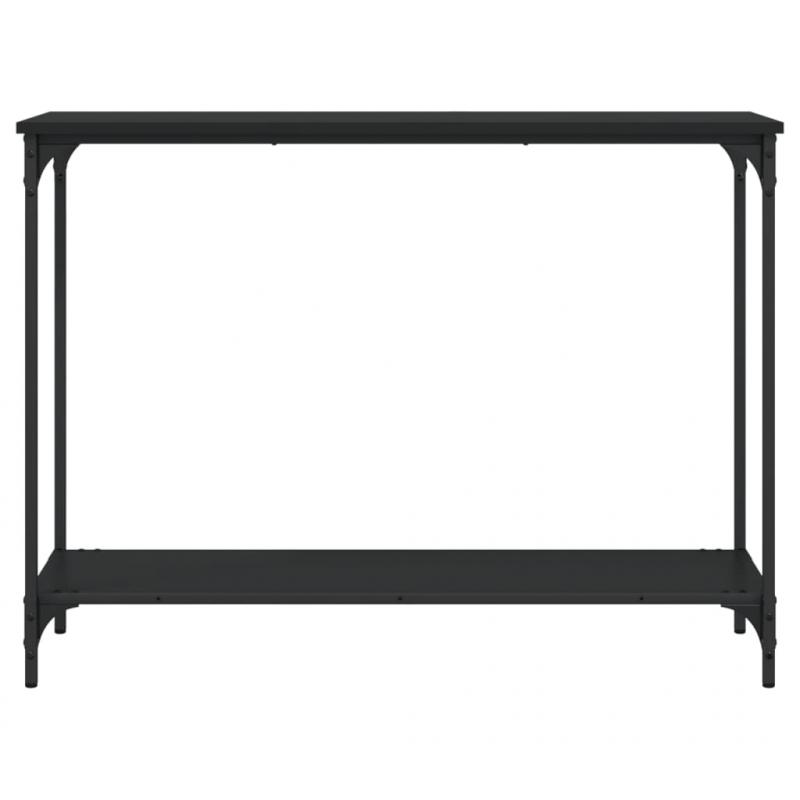 Konsolentisch Schwarz 101x30,5x75 cm Holzwerkstoff
