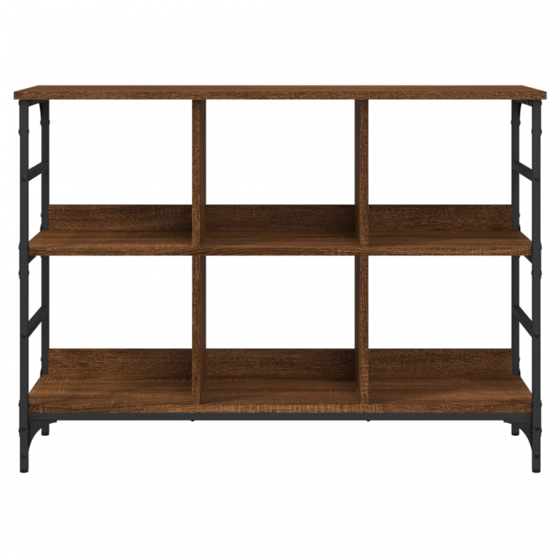 Sideboard Braun Eichen-Optik 102x32x73,5 cm Holzwerkstoff