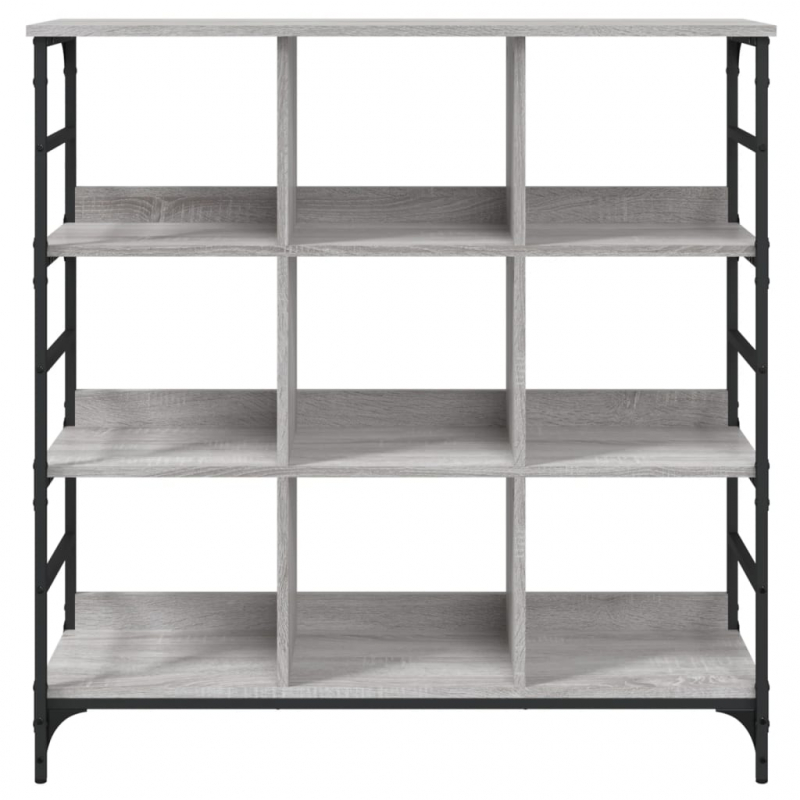 Sideboard Grau Sonoma 102x32x103,5 cm Holzwerkstoff