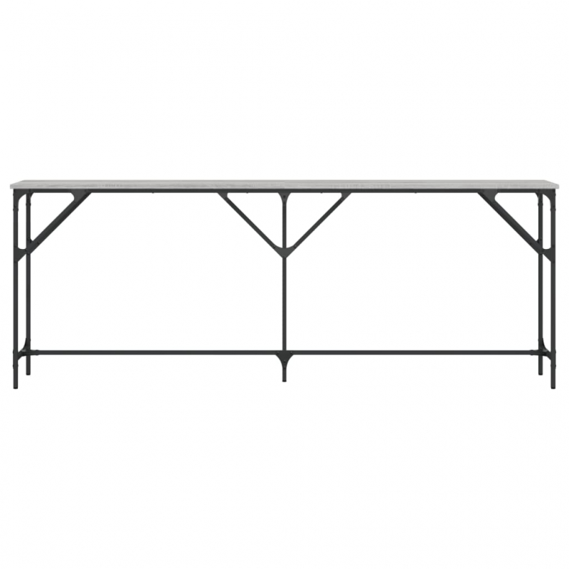 Konsolentisch Grau Sonoma 200x29x75 cm Holzwerkstoff