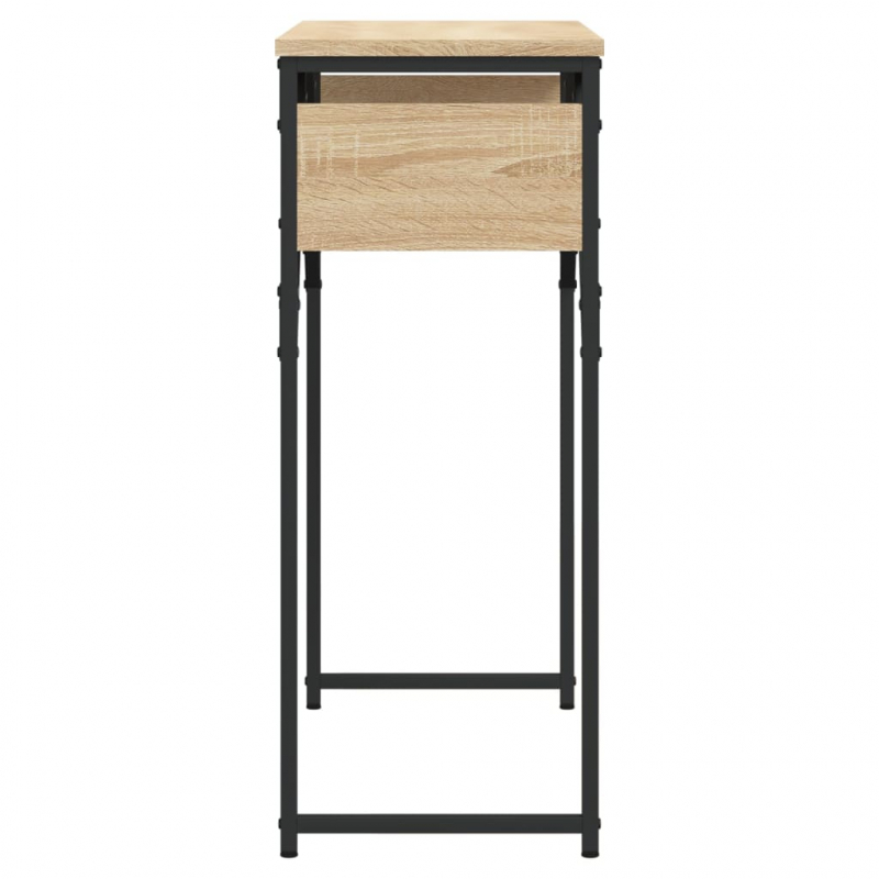 Konsolentisch mit Ablage Sonoma-Eiche 75x30x75cm Holzwerkstoff