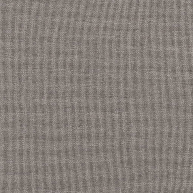 Sitzbank mit Kissen Taupe 113x64,5x75,5 cm Stoff