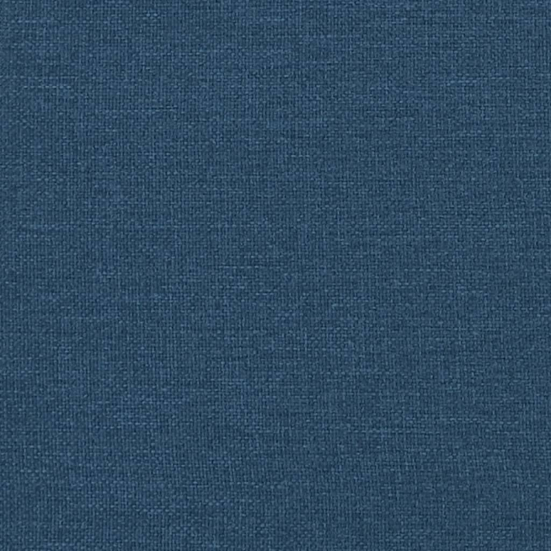 Sitzbank mit Kissen Blau 113x64,5x75,5 cm Stoff