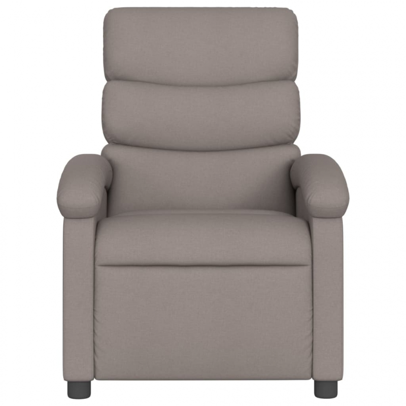 Massagesessel Taupe Stoff