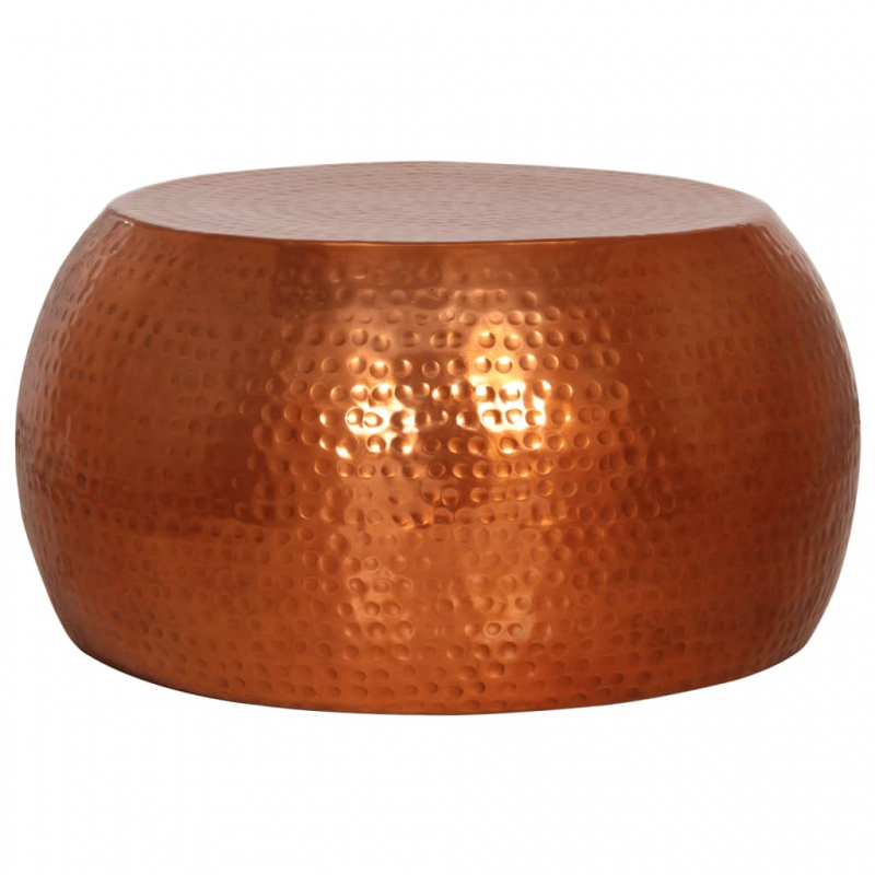 Couchtisch Messing Ø55x28 cm Aluminium