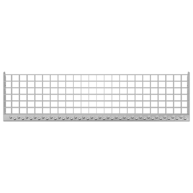Gitterroststufe 90x24x7 cm Verzinkter Stahl
