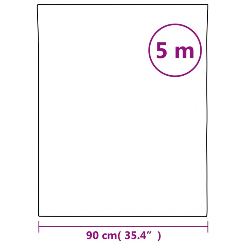 Möbelfolien Selbstklebend Mattweiß 90x500 cm PVC