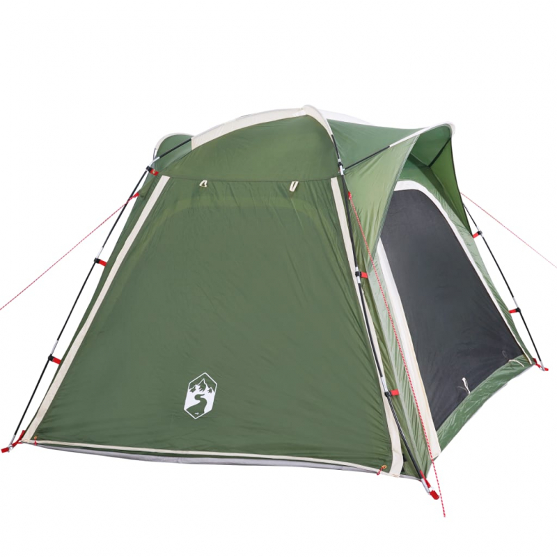 Campingzelt 4 Personen Grün Quick Release Wasserfest